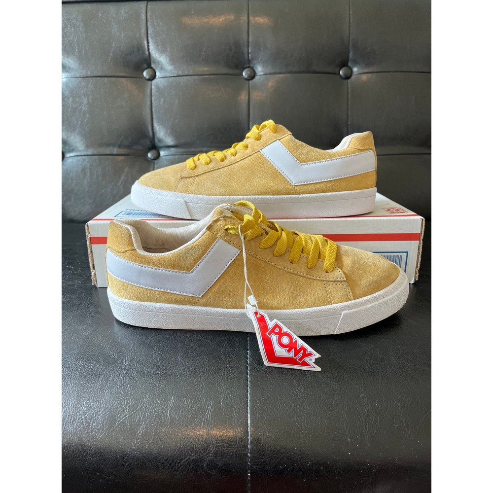 Pony Classic Low Mens Yellow Suede